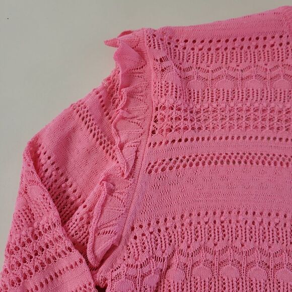 Misa Los Angeles Kelly Knit Top Coral-Pink - Picture 10 of 16